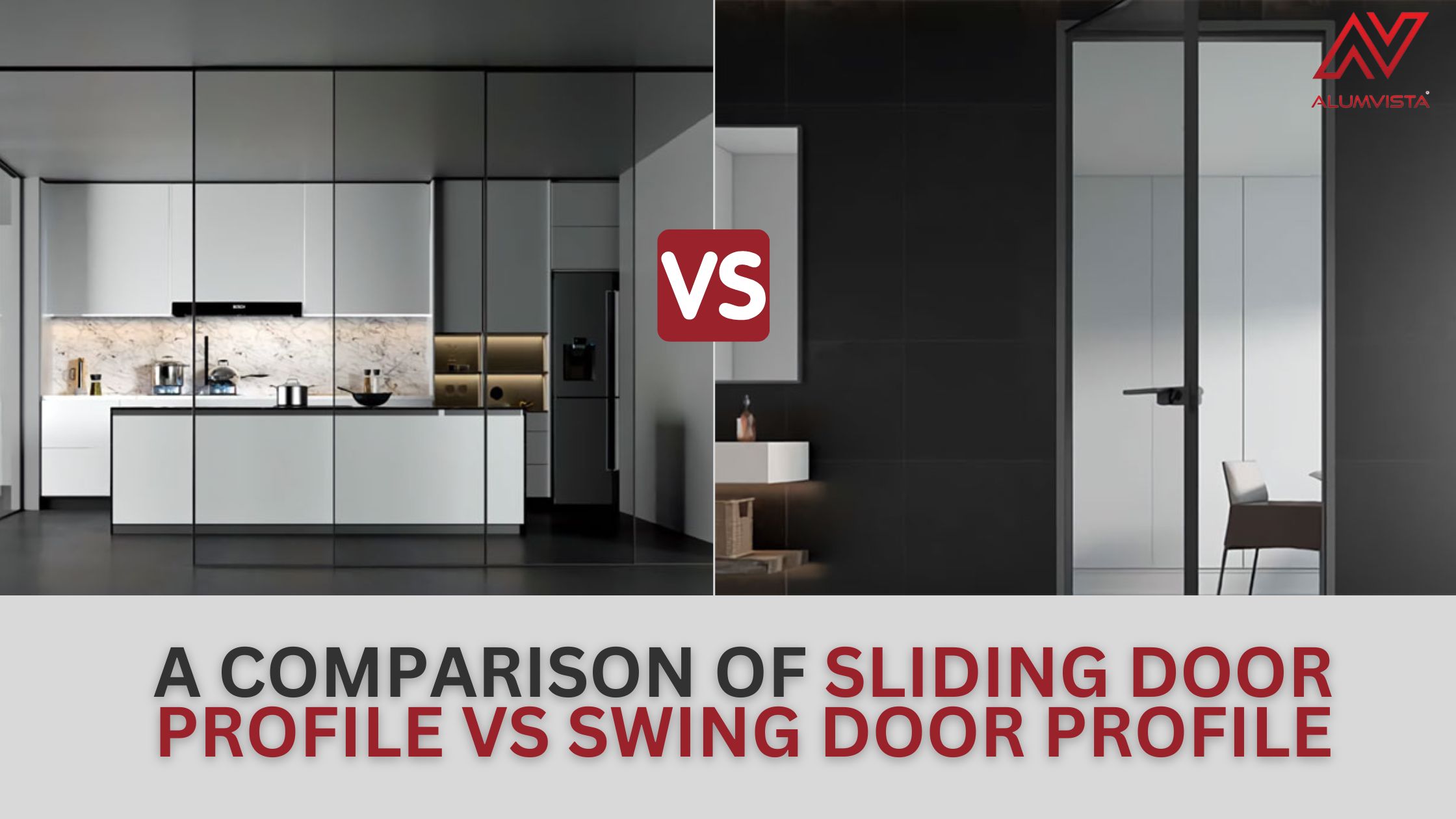 Which Door Profile is Right for Your Space? A Comparison of Sliding Door Profile vs Swing Door Profile